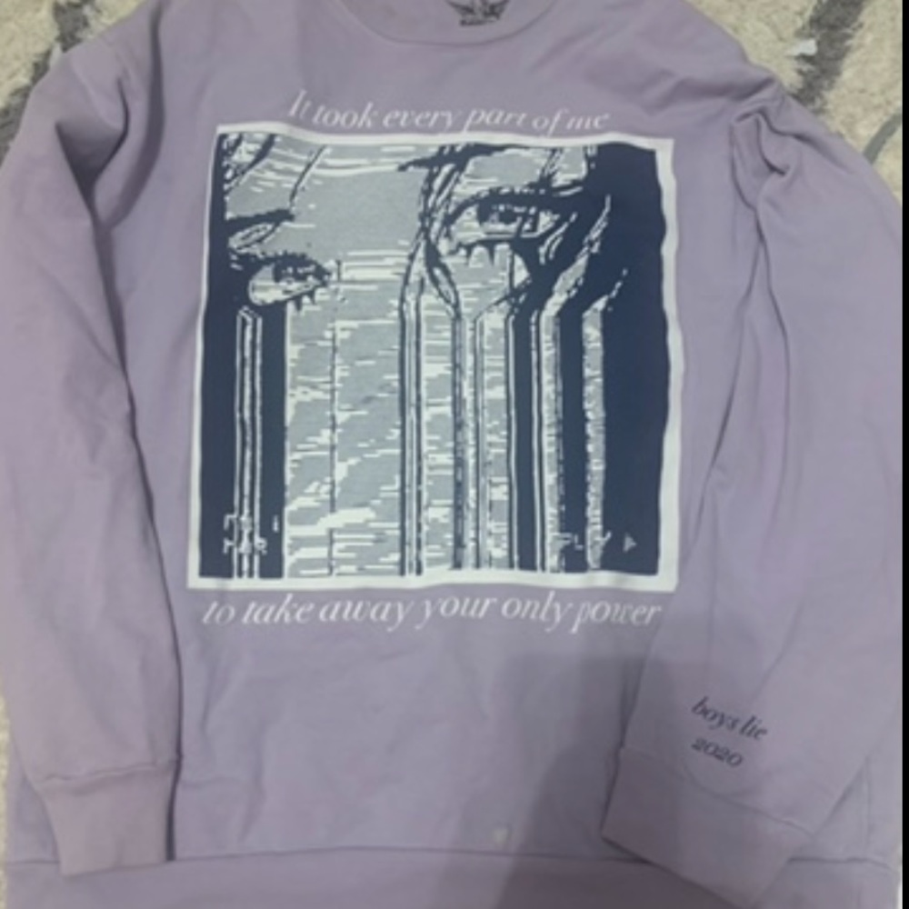boys lie oversized crewneck one size